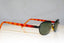 RAY-BAN Mens Vintage 1990 Designer Sunglasses Brown Oval W2960 BRN 16877