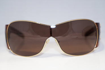 PRADA Womens Designer Oversized Sunglasses Brown Shield SPR 58I 5AK-8C1 15986