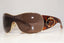 PRADA Womens Designer Oversized Sunglasses Brown Shield SPR 58I 5AK-8C1 15986