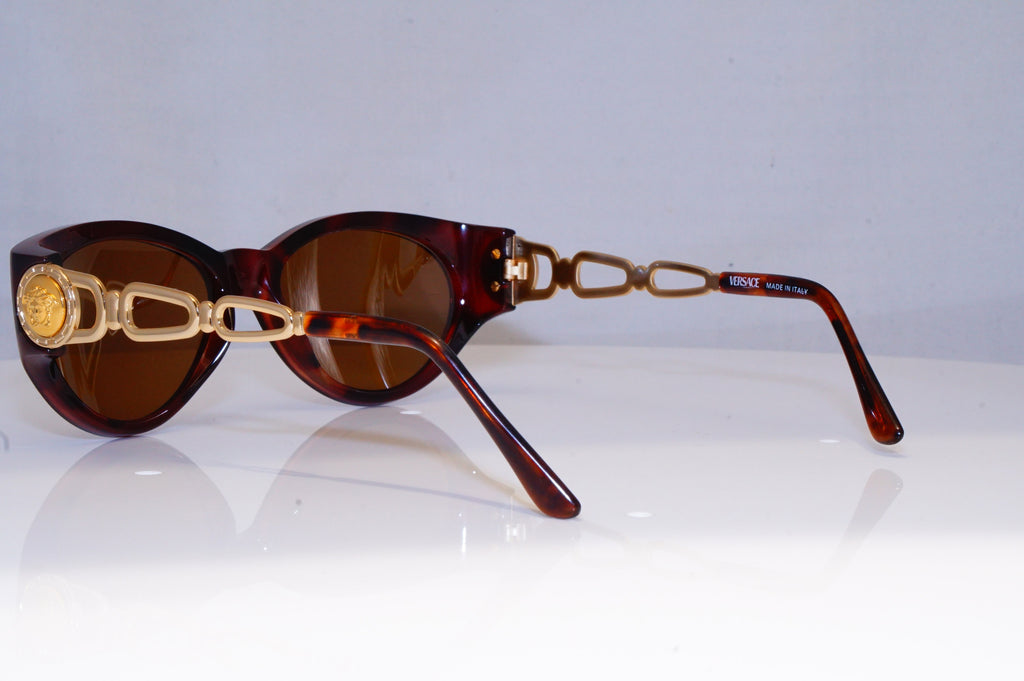 GIANNI VERSACE Mens Womens Vintage Designer Sunglasses Gold Medusa MOD 490 18252