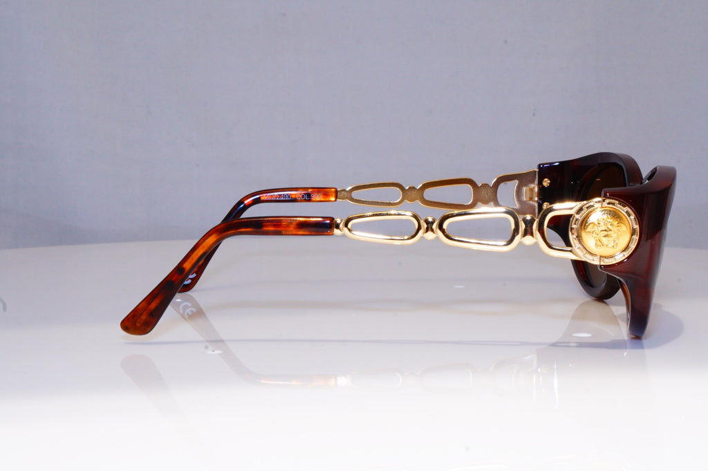 GIANNI VERSACE Mens Womens Vintage Designer Sunglasses Gold Medusa MOD 490 18252