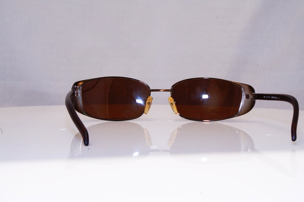 GUCCI Womens Vintage 1990 Designer Sunglasses Brown Rectangle GG 2658 T5X 16989