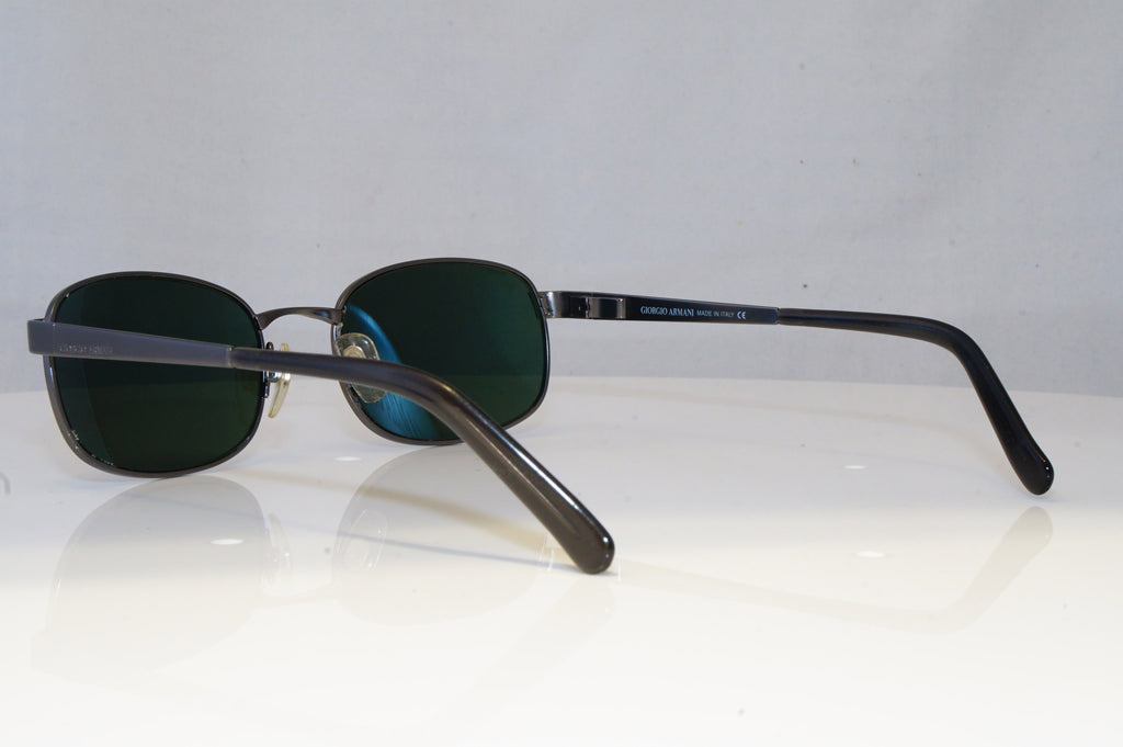 GIORGIO ARMANI Mens Vintage Designer Sunglasses Silver Rectangle 1510 1145 20508