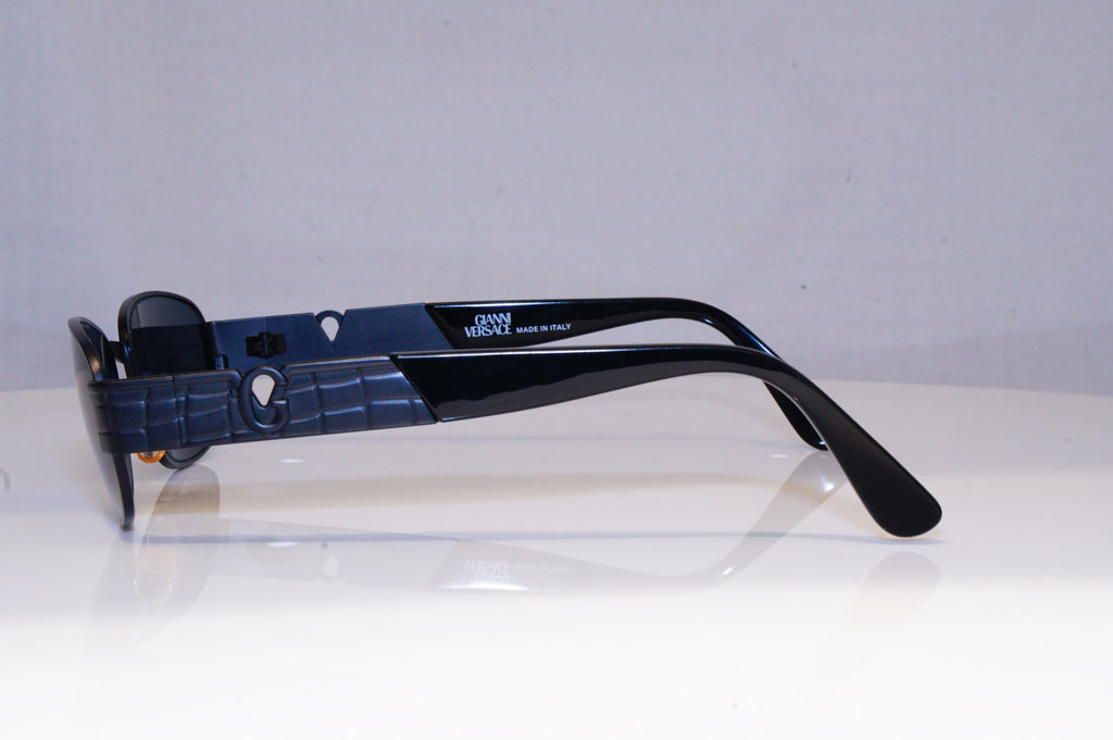 GIANNI VERSACE Mens Vintage Designer Sunglasses Black MOD S21 COL 028 18272