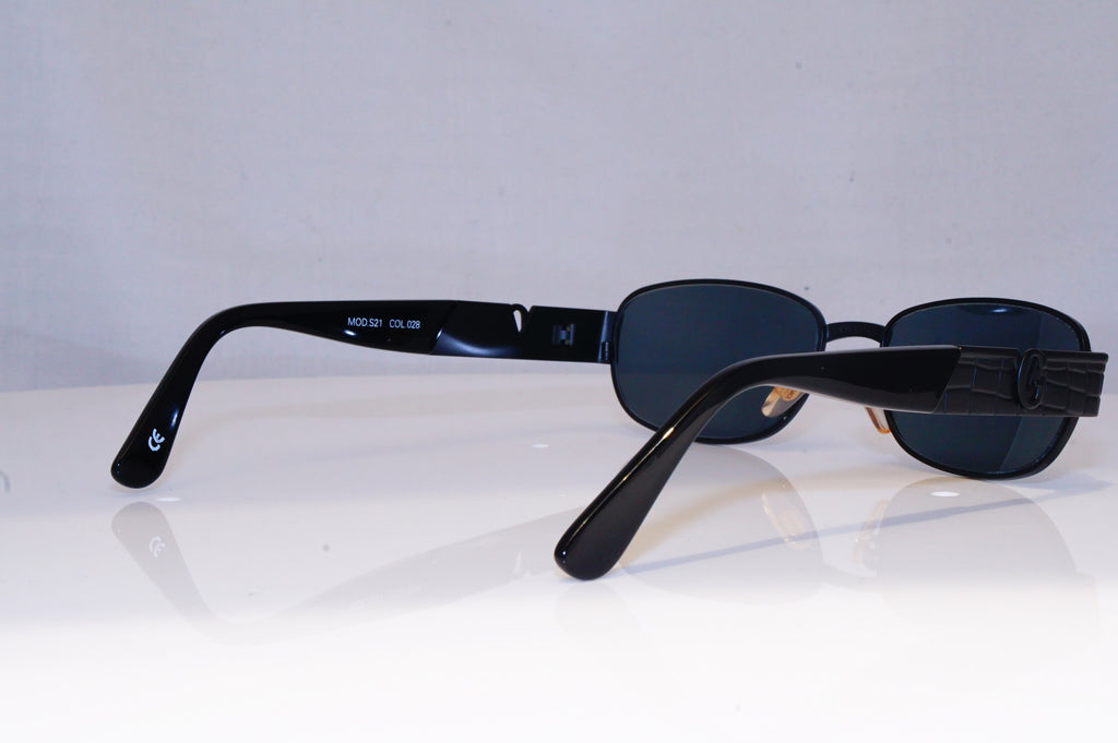 GIANNI VERSACE Mens Vintage Designer Sunglasses Black MOD S21 COL 028 18272