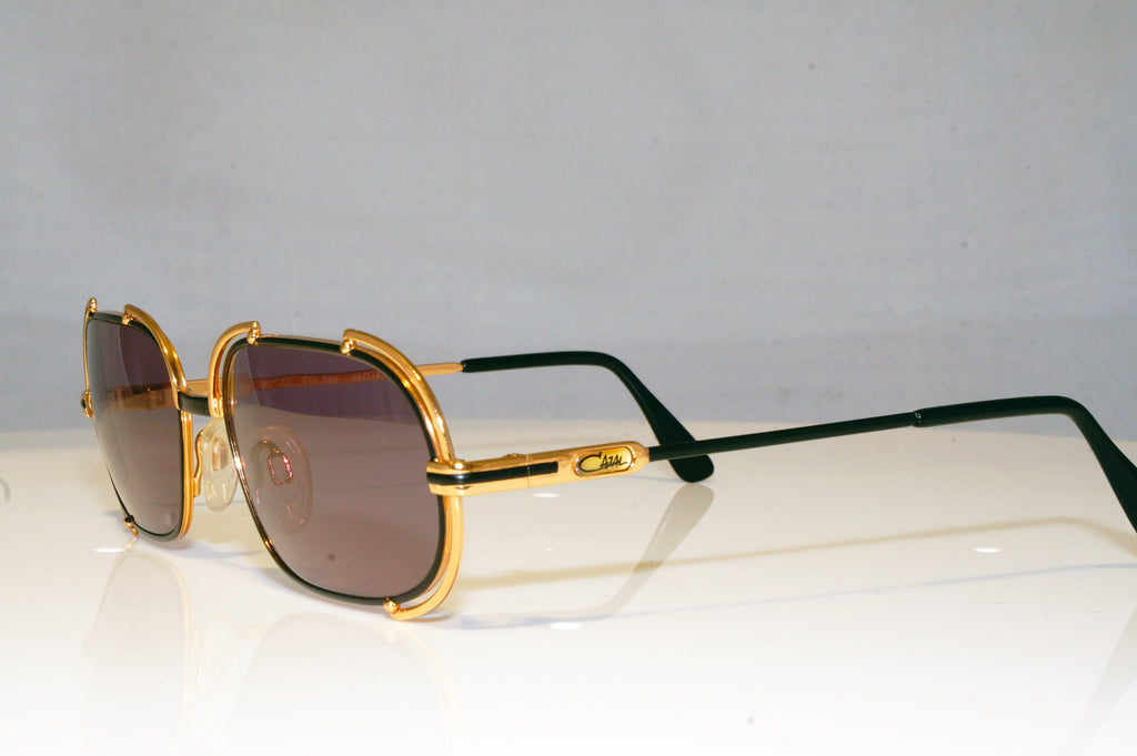 CAZAL Mens Vintage 1990 Designer Sunglasses Grey Rectangle 237 COL 302 17015