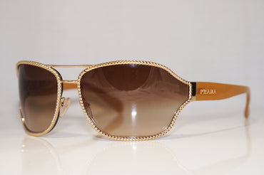 PRADA Womens Designer Sunglasses Brown Wrap SPR 61H 5AK-6S1 15975