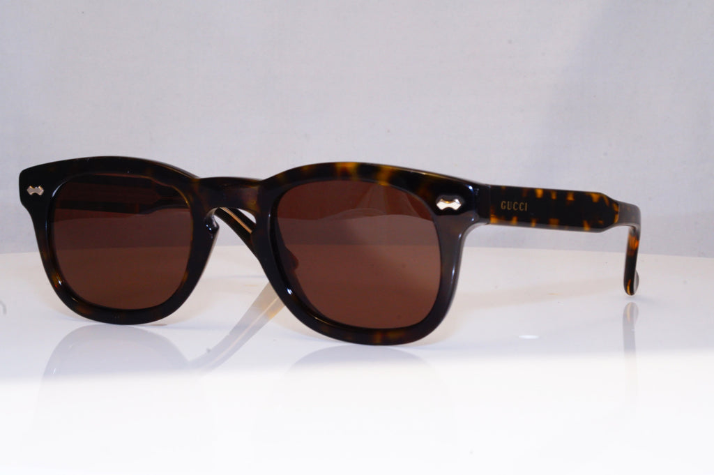 GUCCI Mens Designer Sunglasses Brown Clubmaster GG 0182 003 17254