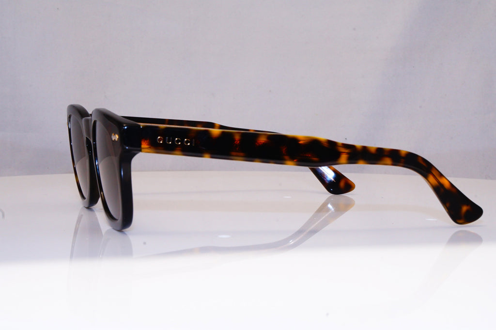 GUCCI Mens Designer Sunglasses Brown Clubmaster GG 0182 003 17254