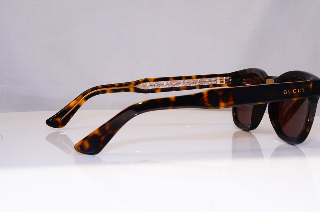 GUCCI Mens Designer Sunglasses Brown Clubmaster GG 0182 003 17254