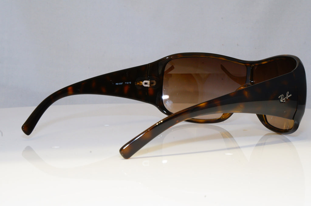 RAY-BAN Mens Designer Sunglasses Brown Shield RB 4087 710/13 20521