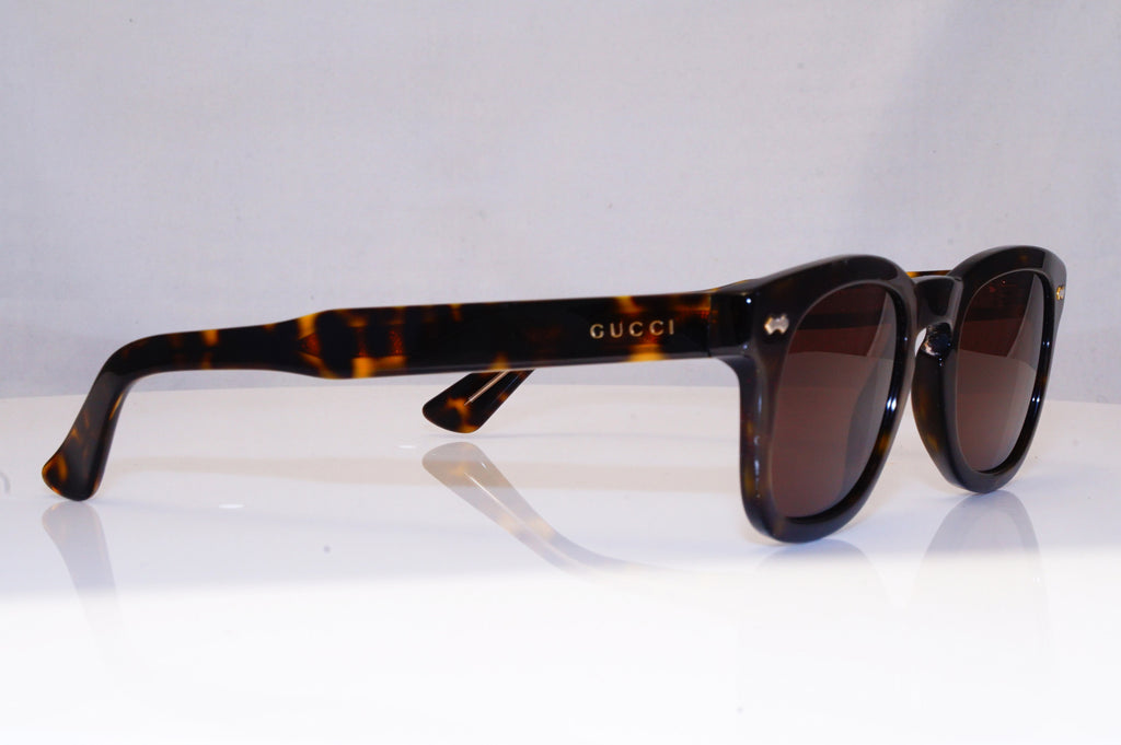 GUCCI Mens Designer Sunglasses Brown Clubmaster GG 0182 003 17254