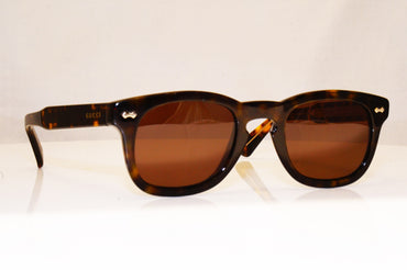 GUCCI Mens Designer Sunglasses Brown Clubmaster GG 0182 003 17254