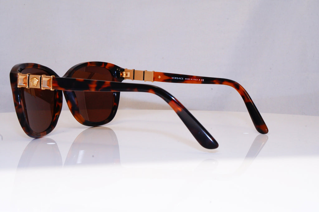 VERSACE Womens Diamante Designer Sunglasses Brown Butterfly 4293-B 944/13 17126