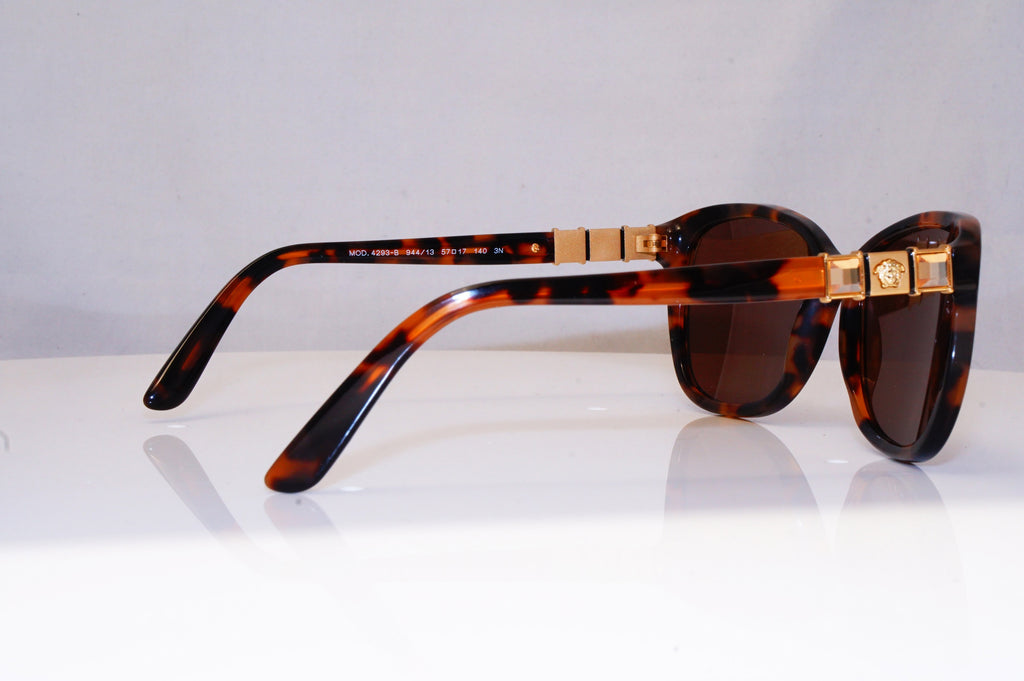 VERSACE Womens Diamante Designer Sunglasses Brown Butterfly 4293-B 944/13 17126