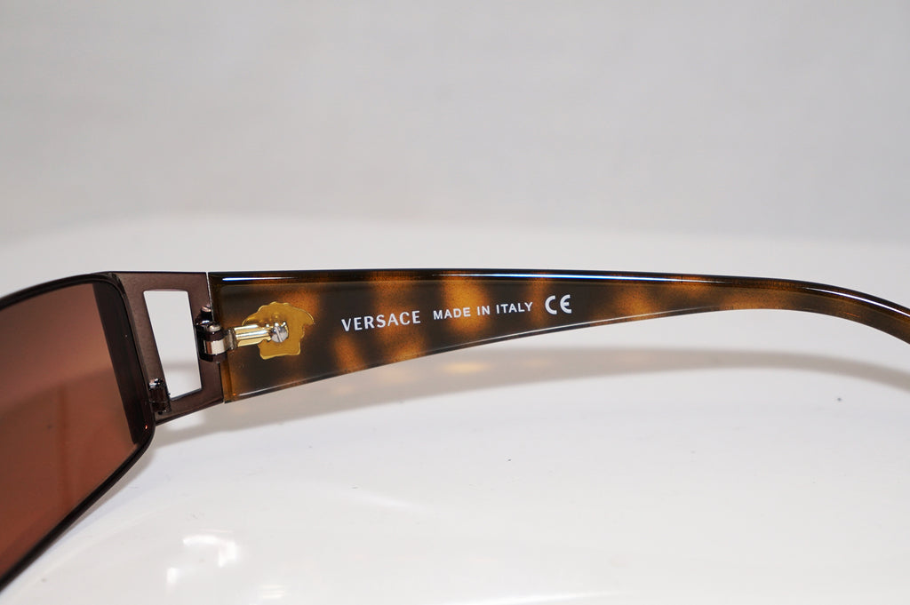 VERSACE Womens Designer Sunglasses Brown Rectangle MOD 2021 1006/6U 16001