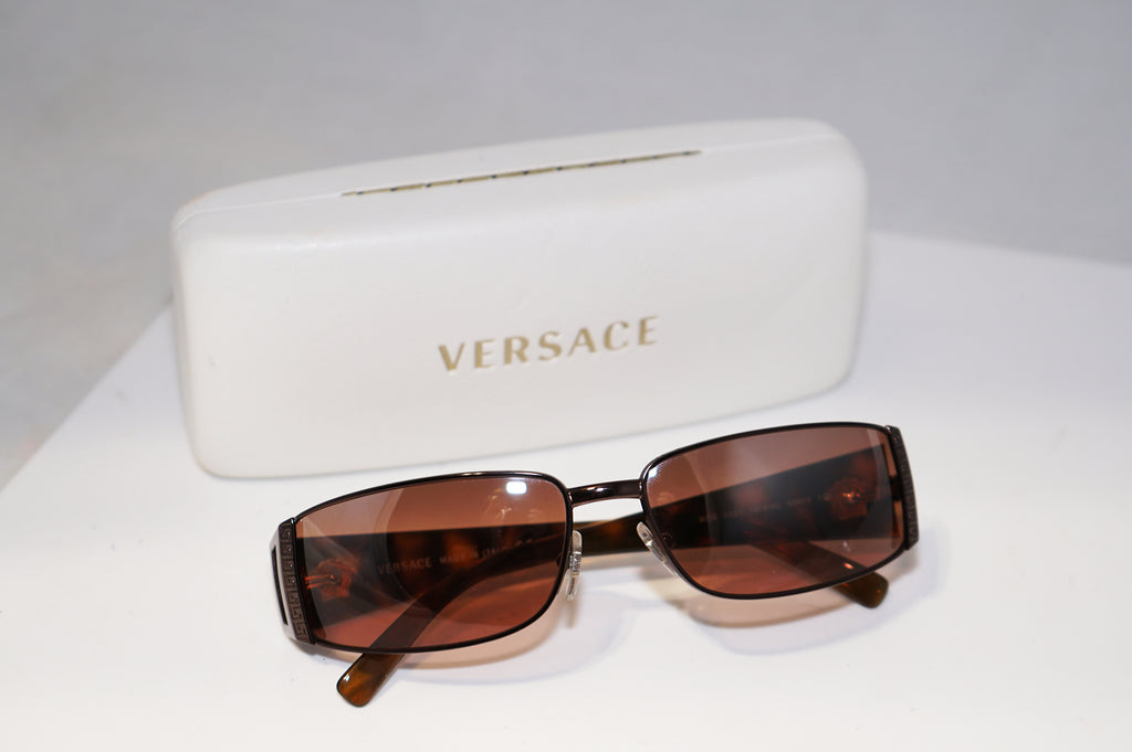 VERSACE Womens Designer Sunglasses Brown Rectangle MOD 2021 1006/6U 16001