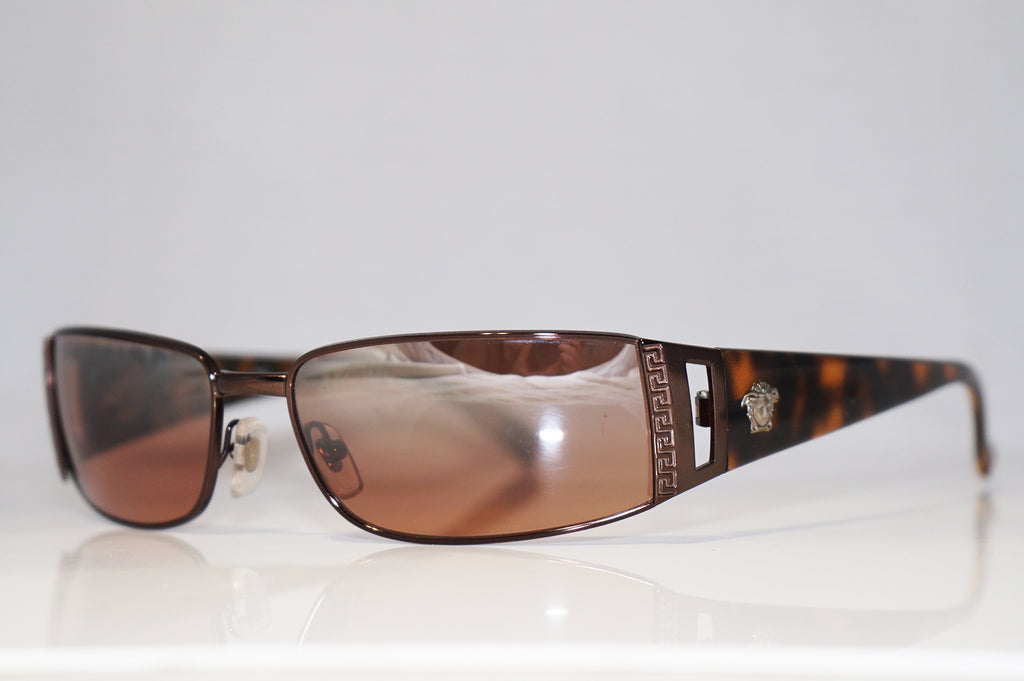 VERSACE Womens Designer Sunglasses Brown Rectangle MOD 2021 1006/6U 16001