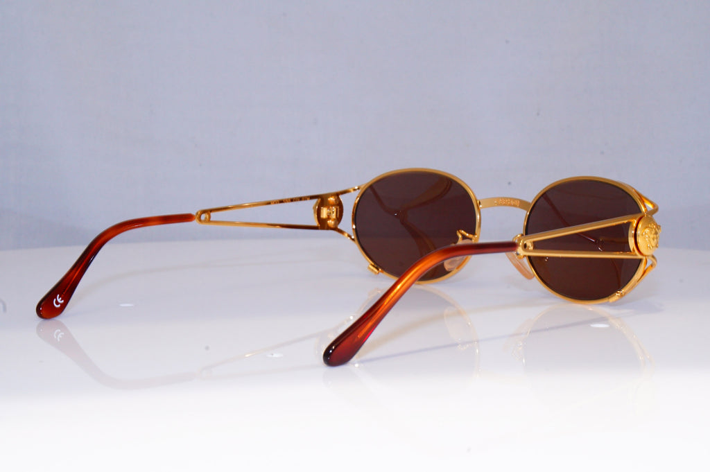 GIANNI VERSACE Mens Womens Vintage Designer Sunglasses Gold MOD S98 07M 19415