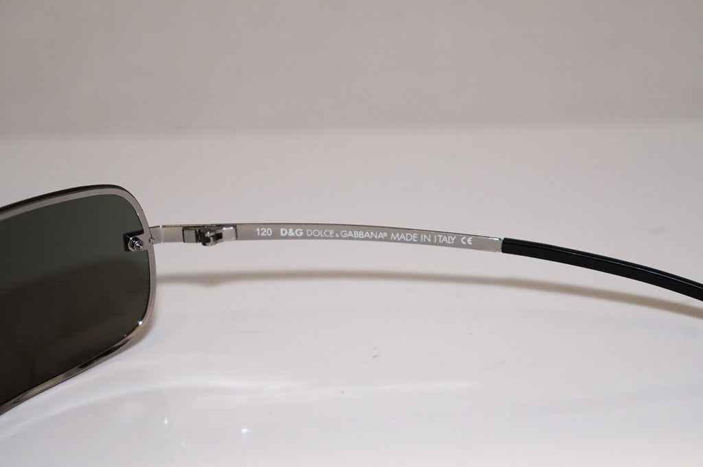 DOLCE & GABBANA Vintage Mens Designer Sunglasses Silver D&G 2168 529 14877