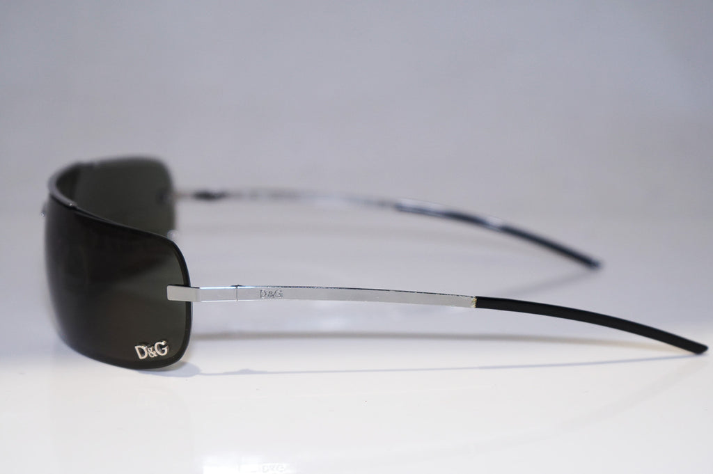 DOLCE & GABBANA Vintage Mens Designer Sunglasses Silver D&G 2168 529 14877