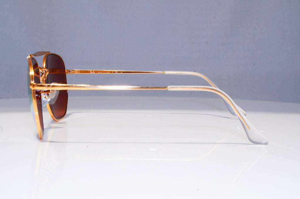 RAY-BAN Mens Mirror Designer Sunglasses Gold Square RB 3548 9001/11 20565