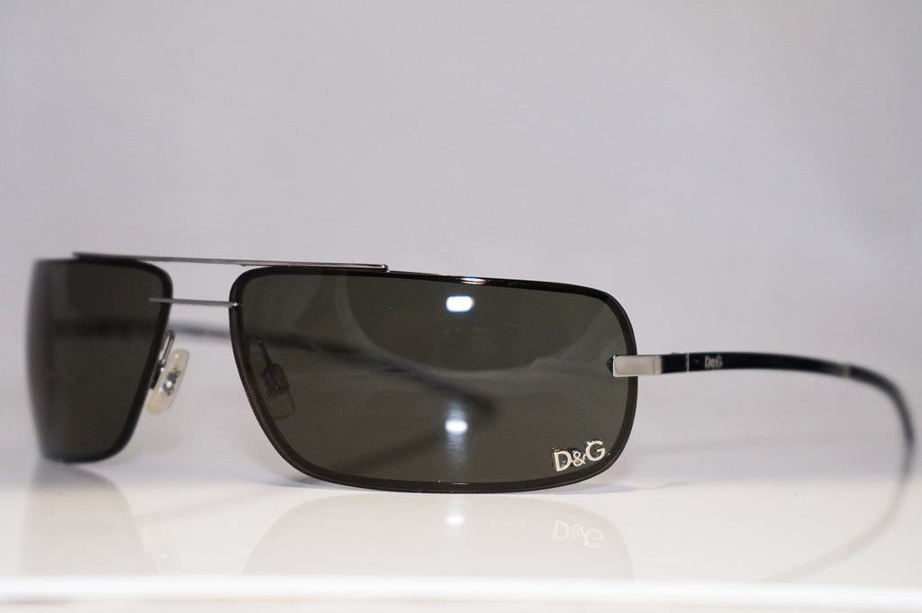 DOLCE & GABBANA Vintage Mens Designer Sunglasses Silver D&G 2168 529 14877