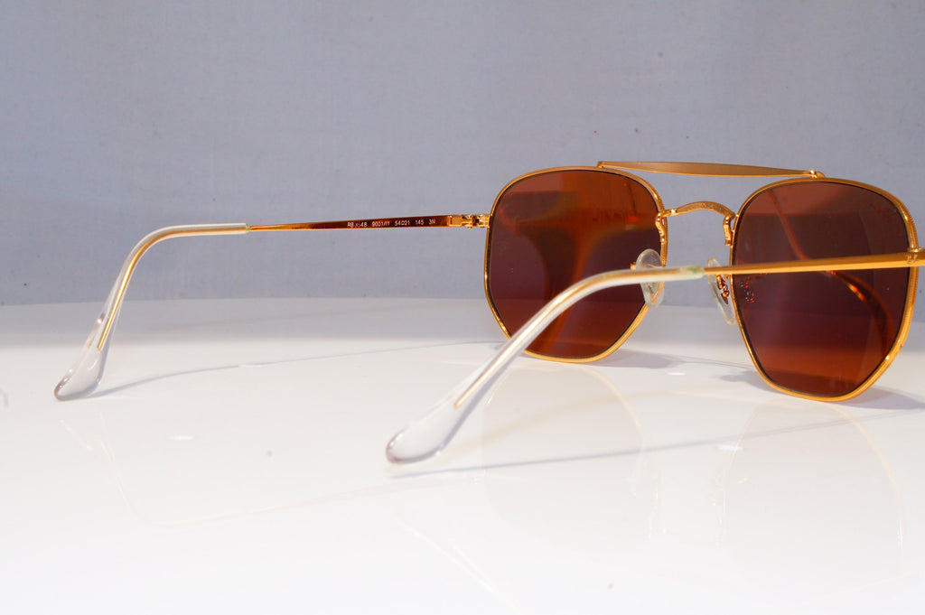 RAY-BAN Mens Mirror Designer Sunglasses Gold Square RB 3548 9001/11 20565