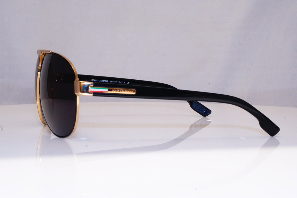 DOLCE & GABBANA Mens Designer Sunglasses Gold Aviator DG 2099 1081/8G 17583