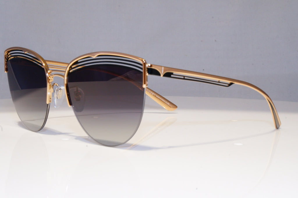 BVLGARI Womens Designer Sunglasses Gold Cat Eye 6118 2033/8G 20564