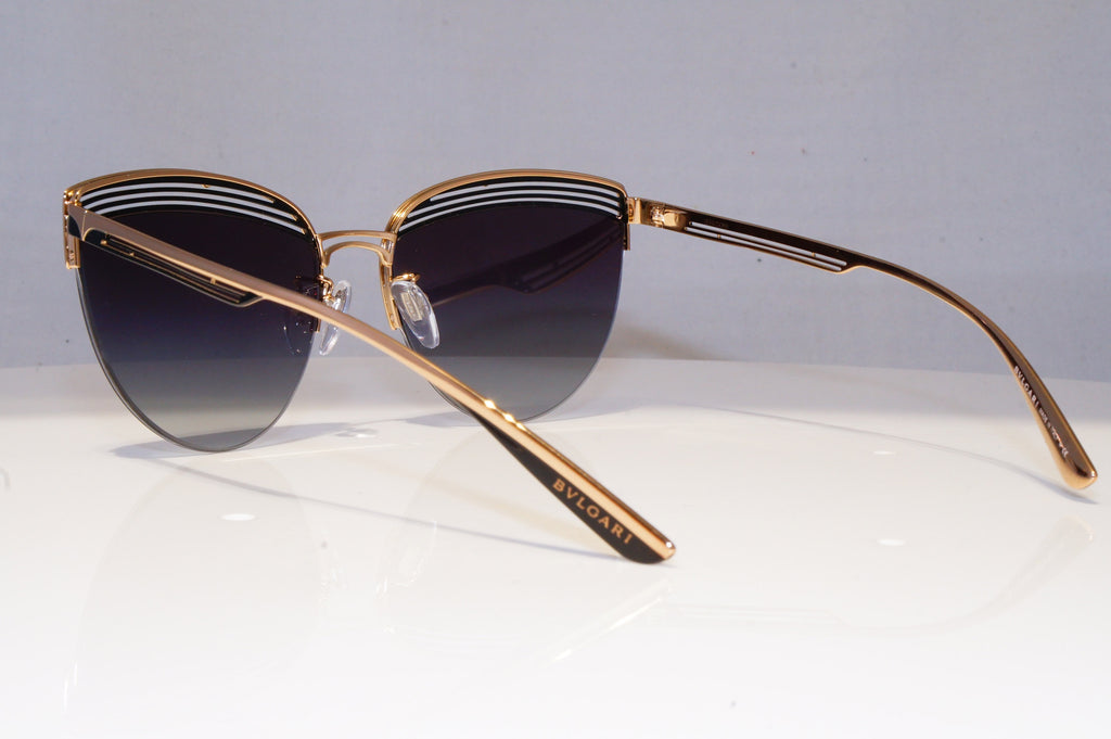 BVLGARI Womens Designer Sunglasses Gold Cat Eye 6118 2033/8G 20564