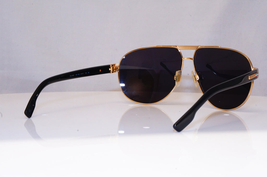 DOLCE & GABBANA Mens Designer Sunglasses Gold Aviator DG 2099 1081/8G 17583