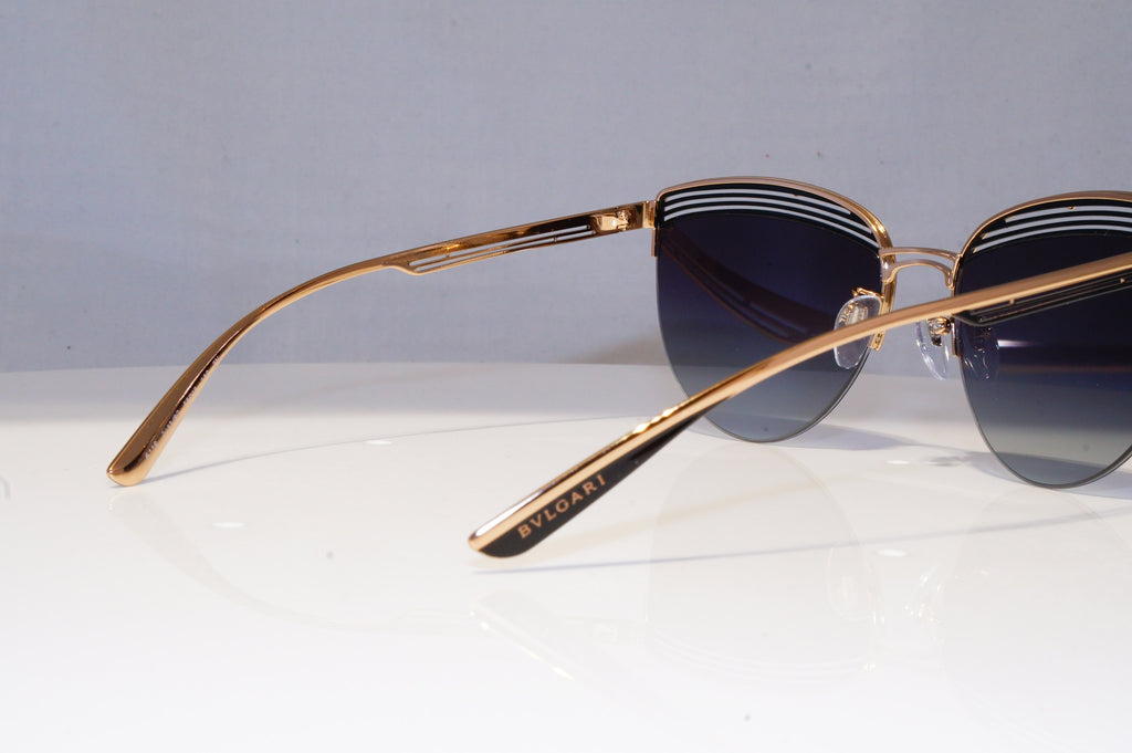 BVLGARI Womens Designer Sunglasses Gold Cat Eye 6118 2033/8G 20564