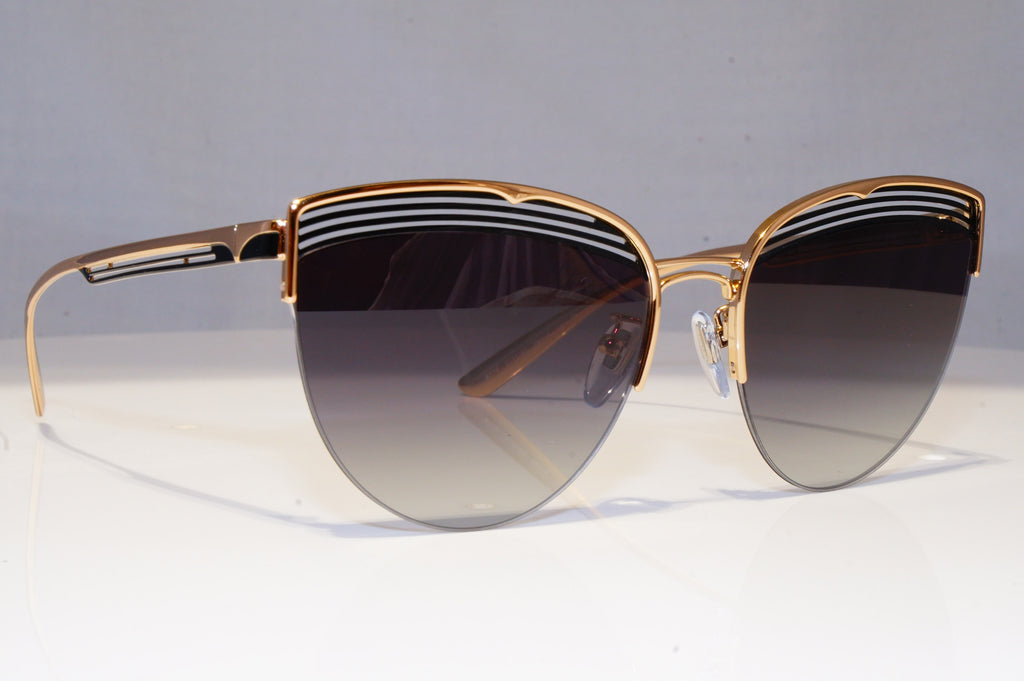 BVLGARI Womens Designer Sunglasses Gold Cat Eye 6118 2033/8G 20564