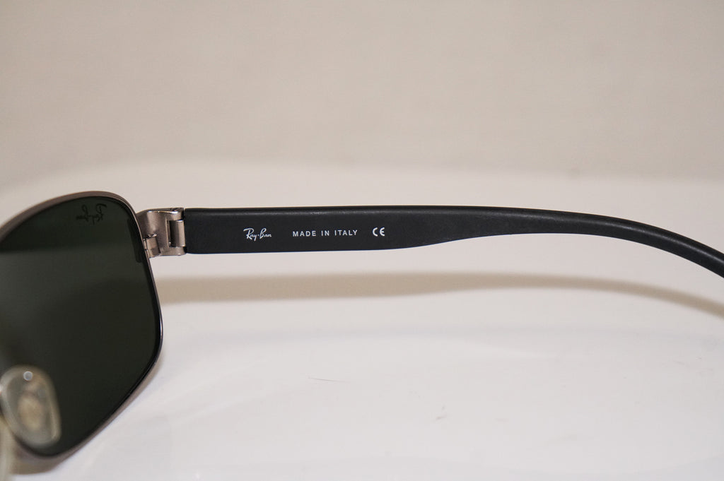 RAY-BAN Vintage Mens Designer Sunglasses Silver Rectangle RB 3273 005 14899