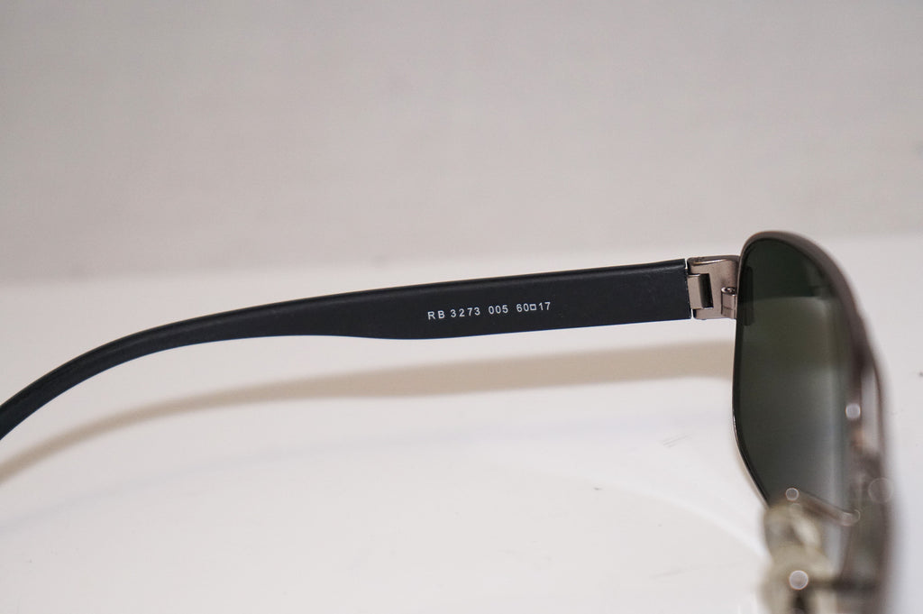 RAY-BAN Vintage Mens Designer Sunglasses Silver Rectangle RB 3273 005 14899