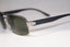 RAY-BAN Vintage Mens Designer Sunglasses Silver Rectangle RB 3273 005 14899