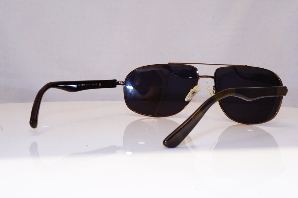 PRADA Mens Designer Sunglasses Brown Aviator SPR 57N 7OI-7Y1 16668