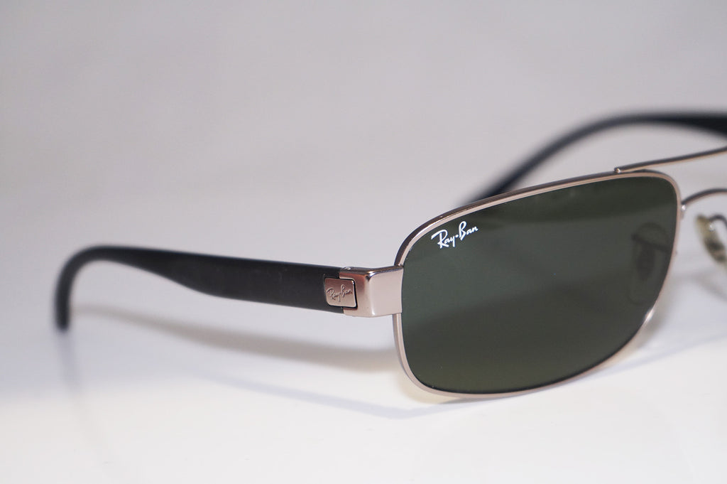 RAY-BAN Vintage Mens Designer Sunglasses Silver Rectangle RB 3273 005 14899