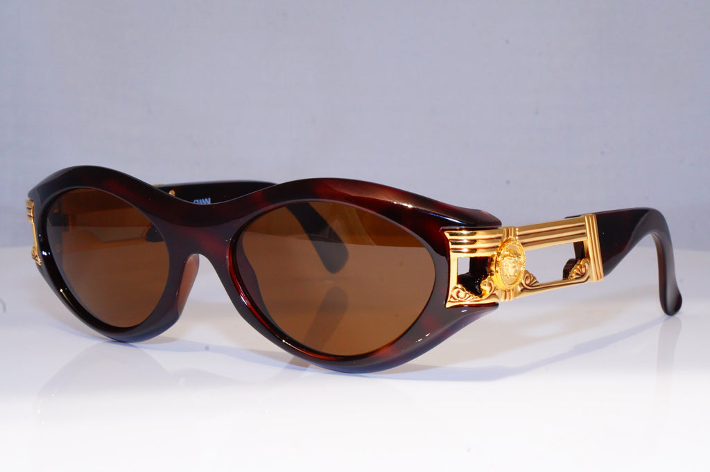 GIANNI VERSACE Mens Womens Vintage Designer Sunglasses Gold Medusa MOD 488 19386