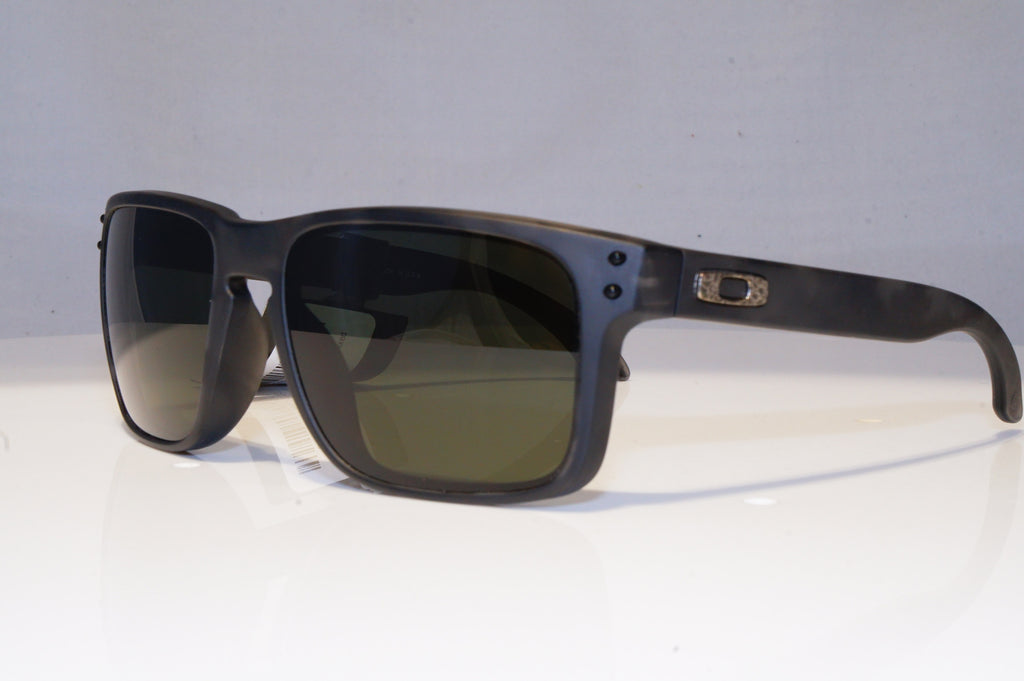 OAKLEY Mens Mirror Designer Sunglasses Grey Rectangle HOLBROOK 009102 20568