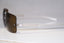 PRADA 1990 Vintage Mens Designer Sunglasses Silver Square SPR 53A 2AC-1B1 14792