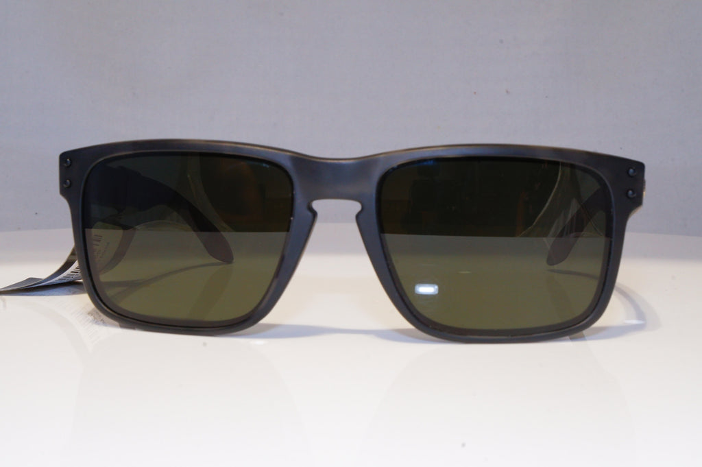 OAKLEY Mens Mirror Designer Sunglasses Grey Rectangle HOLBROOK 009102 20568