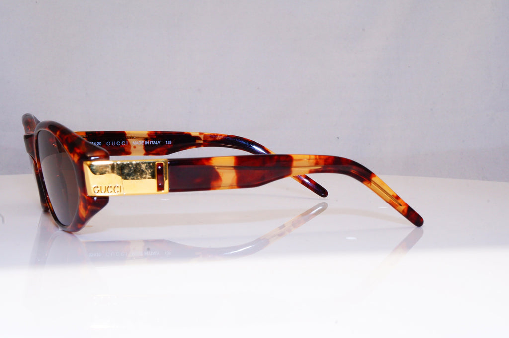 GUCCI Mens Vintage 1990 Designer Sunglasses Brown Rectangle GG 2411 PX1 17326