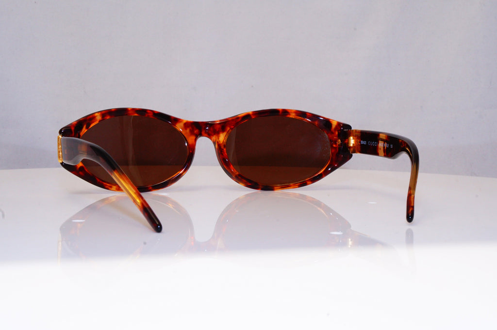 GUCCI Mens Vintage 1990 Designer Sunglasses Brown Rectangle GG 2411 PX1 17326