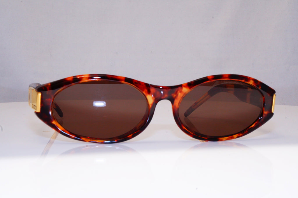 GUCCI Mens Vintage 1990 Designer Sunglasses Brown Rectangle GG 2411 PX1 17326