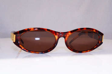 GUCCI Mens Vintage 1990 Designer Sunglasses Brown Rectangle GG 2411 PX1 17326