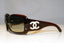 CHANEL Womens Designer Sunglasses Brown Wrap Mother of Pear 5076-H 538/13 17290