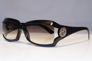 GUCCI Womens Vintage Designer Sunglasses Black Rectangle GG 3599 D28LE 20562