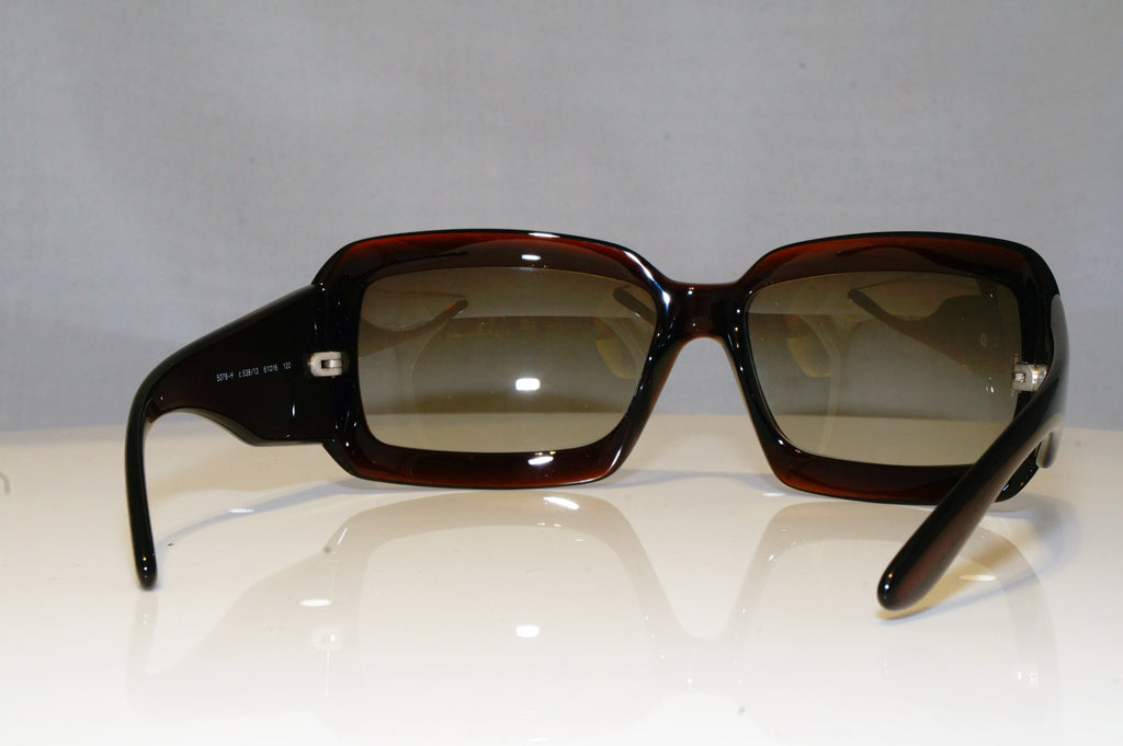 CHANEL Womens Designer Sunglasses Brown Wrap Mother of Pear 5076-H 538/13 17290